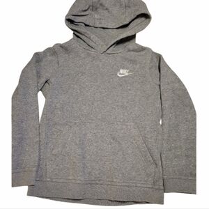 Boys Nike Gray Hooded Pullover